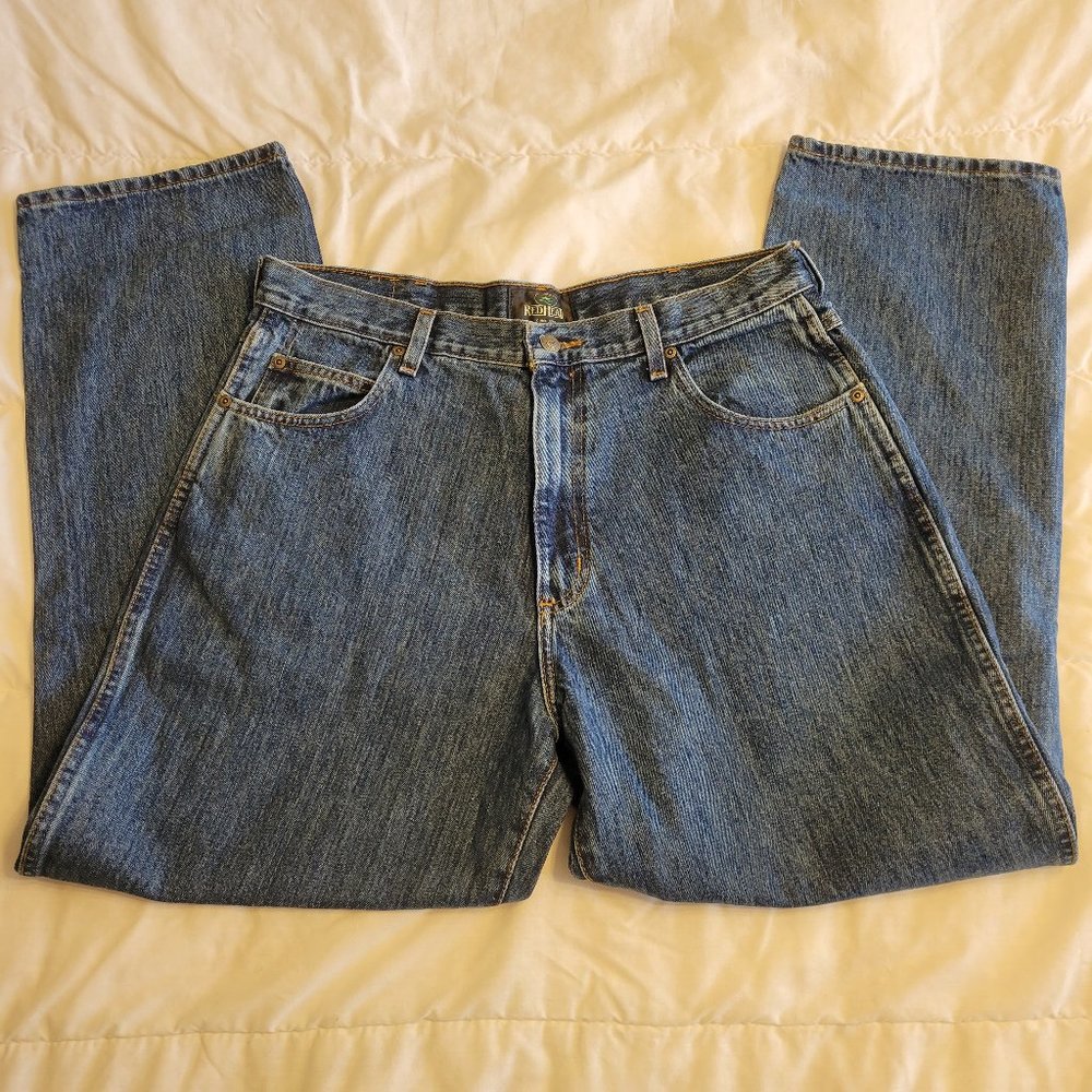 RedHead Relaxed Fit Men's Jeans 36x30 Dark